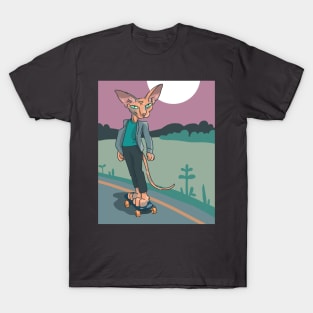 Cat moon T-Shirt